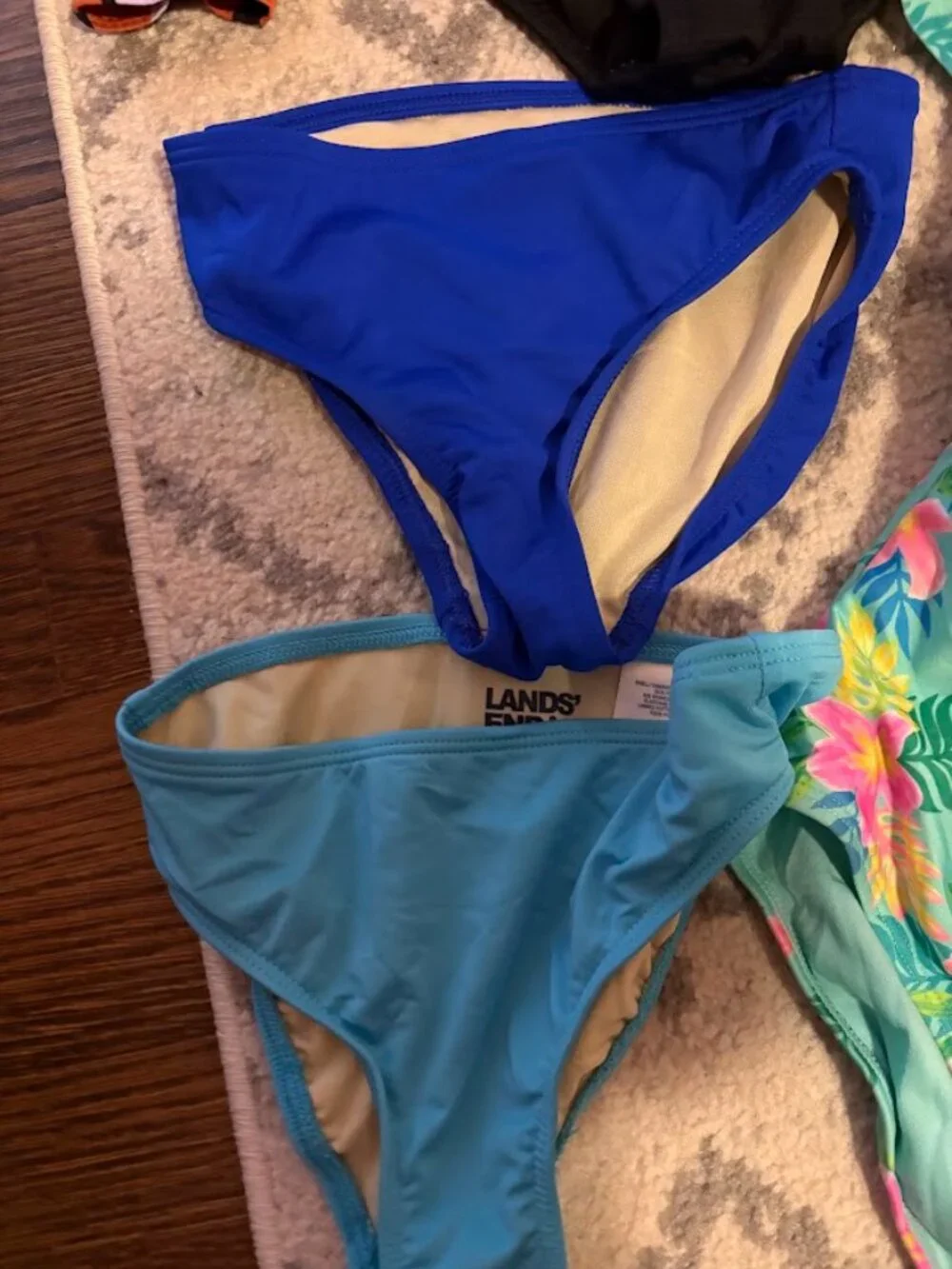 Cat and Jack and Land's End Girl Size 8 Bathing Suits